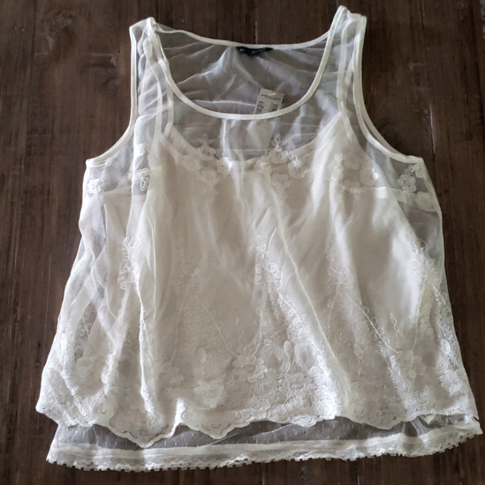 American Eagle Blouse Size Large